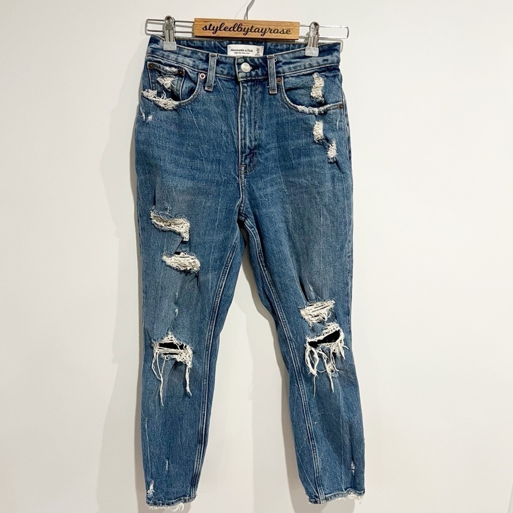 Abercrombie & Fitch Curve Love Mom Jean